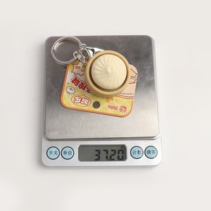 พวงกุญแจรูปซาลาเปาแบบกดได้ ของเล่นคลายเครียด ของขวัญสำหรับกระเป๋าเป้ - Product Image 2