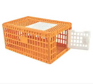 La volaille et les animaux d'élevage en plastique Offre Spéciale avec fenêtre sur le dessus de poulet cage