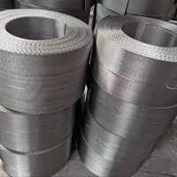 Jaring Kawat Baja Tahan Karat Kontras Jaringan Kontras Model Anyaman Belanda untuk Filter dengan Layanan Pengelasan, Pemotongan & Pembengkokan