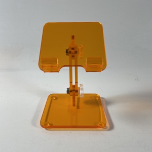 Modern Clear Acrylic <b>Foldable</b> Phone Display Stand Custom Logo Service with Stand - Product Image 3