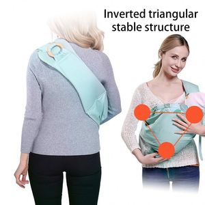 SeaMind Porte-bébé respirant en coton et fibre de bambou, ajustable, confortable pour nourrisson, couverture d'allaitement, porte-bébé pour enfants, maille d'été - Product Image 6