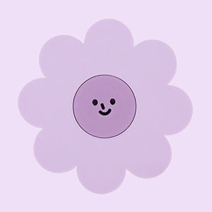 어머니날 선물 3피스 꽃 모양 PVC 코스터 세트 열 저항 논슬립 내구성 친환경 재사용 가능한 테이블 매트 - Product Image 2