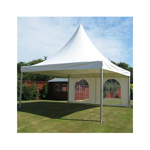 Tente de pagode à cadre en aluminium de haute qualité 3x3m pour les fêtes de mariage en plein air coupe-vent ignifuge <span class=keywords><strong>baie</strong></span> de <span class=keywords><strong>3m</strong></span>/5m - Product Image 6