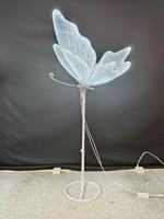 Centro de Mesa LED de 40 cm con Forma de Mariposa para Bodas, Decoración Colgante con Alimentación CA, Marco de Hierro con Clasificación IP44 para Eventos en Pasillos