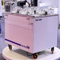 Miles GALAXY PRO V4 Commerciële IJsmachine 4 Cilinders 6 Liter Pot Hellenika Gebruik IJsmachines 2-Jaar Garantie