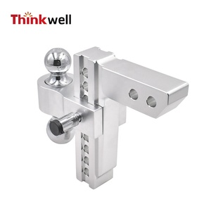 Support d'<span class=keywords><strong>attelage</strong></span> réglable de 8 pouces avec récepteur de 2 pouces Nouveau coupleur et verrouillage de remorque pour une connexion facile - Product Image 4