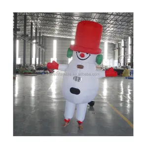 Personalizado Halloween Natal desfile ano novo festa evento Cosplay Suit para crianças adultas Traje inflável boneco de neve Mascote