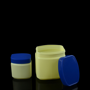 Pot en plastique <span class=keywords><strong>pour</strong></span> baume à lèvres, pot carré de 400g, vide, soins <span class=keywords><strong>pour</strong></span> la peau personnel, pot de crème cosmétique, <span class=keywords><strong>vaseline</strong></span> avec bouchon à rabat - Product Image 4
