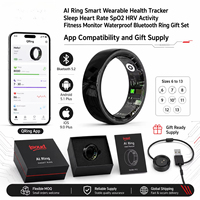 Bague connectée en céramique R12 Qring - Suivi de santé 24/7 (fréquence cardiaque, SpO2) - OEM/ODM Petites séries pour les marchés B2B aux États-Unis et en Europe - Bague IA cadeau