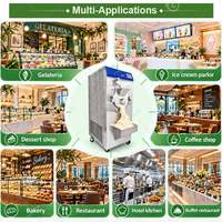 Nouvelle Machine Combinée de Pasteurisation et de Congélation pour Crème Glacée 220V, pour Glaces Italiennes et Gelato, avec Fonction Blast C et Homogénéisateur