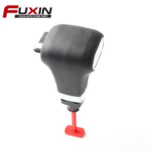 Pomo de palanca de cambios de cuero para coche, palanca de cambios de transmisión automática para Volkswagen Passat B6 Touran 1T1, diseño ergonómico - Product Image 4