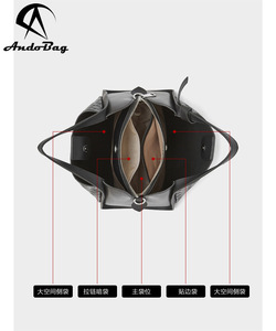 Sac seau en cuir de vachette tressé Andong pour femmes, idéal pour les sorties, le quotidien, le travail, sac bandoulière, sac à main - Product Image 5