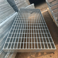 Matériaux de construction en acier métallique, grille en acier galvanisé à chaud, plateforme de passage en panneaux de grille métallique, robuste