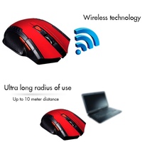 Souris de jeu sans fil miniature personnalisée de haute qualité 2021 avec logo personnalisé, 2,4 GHz, USB, rétroéclairage LED, capteur haute précision pour droitier