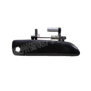 Honda Civic Exterior <b>Door</b> <b>Handle</b> 72180-S5A-013 Black Front Left Plastic <b>Replacement</b> Part - Product Image 1