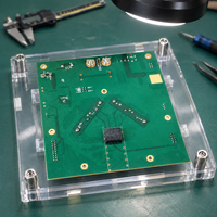 Carte de test QSFP112 5V 400G avec entrée CC 3,3V et connecteur RF 1x8 pour transceiver optique – Vérification électrique, approvisionnement en gros