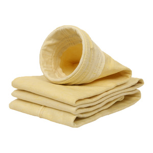 Sacs filtrants en feutre aiguilleté en fibre de verre haute température durables pour collecteurs de poussière de chaudière - Product Image 1