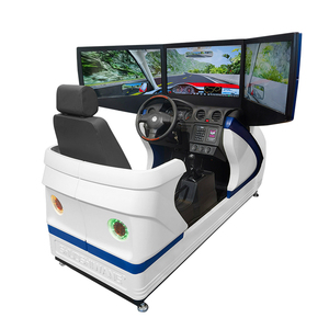 Escuela de conducción Entrenamiento Simulación alta <span class=keywords><strong>Simulador</strong></span> de conducción de automóviles de tres pantallas - Product Image 4