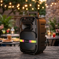 Altavoz Inalámbrico Luminoso ABS-8103 con Mega Bajos, Asa de Transporte, Personalización de Logotipo de Fábrica para Fiestas, Entrega en 7 Días, Nombre BT Personalizado 2026
