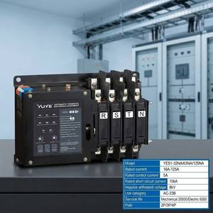 Interruptor de Transferencia Automática Tipo ATS YUYE con Controlador, 32A 3P/4P ATS 63A 100A 250A 400A 630A - Product Image 2