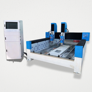 Machine de perçage de pierre à double tête CNC de 150 mm d'épaisseur de coupe pour le granit, le marbre et la pierre artificielle - Product Image 1