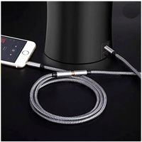 Câble d'extension audio 3.5mm stéréo 3.5mm Jack Aux Cable Car PC Home Earphone Speaker; 10m de longueur conducteur en cuivre PVC Nylon 5mm