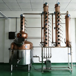 Equipo de Destilación de Alcohol con Columna de Cobre, Torre Alta de 800 <span class=keywords><strong>L</strong></span>, para Destilar Vodka, Brandy y Ginebra - Product Image 5