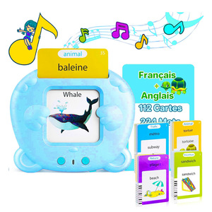 Lecteur de cartes flash pour enfants, machine de thérapie orthophonique, jouet éducatif pour la reconnaissance des mots, cartes cognitives parlantes pour enfants - Product Image 3