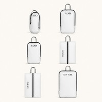 Cubes de compression pour bagages, lot de 6 pièces pour le voyage, accessoires de voyage, organiseurs de bagages extensibles