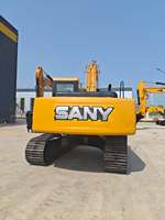 Excavator Crawler Sany 215c Bekas 21 ton Model 2025 Terkontrol PLC Komponen Inti Bersertifikat di Shanghai
