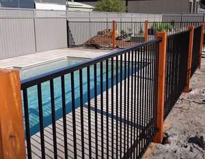 Modern Tasarım Konutlar İçin Süs Demir Tarzı Boru Çelik Çit, Bahçe Çevresi İçin - Product Image 4