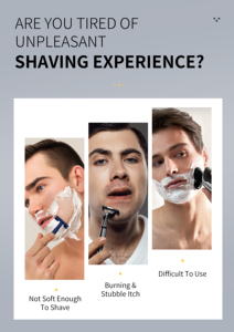 RIZO alta calidad ingrediente botánico infundir más suave hombres jabón de afeitar sin sulfato orgánico espumoso jabón de afeitar - Product Image 3