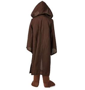 Ecowalson ชุดคอสเพลย์นักรบเจไดคุณภาพสูงเครื่องแต่งกายคอสเพลย์โอบีวันเคโนบีเครื่องแต่งกายเสื้อคลุมสำหรับเด็ก - Product Image 5