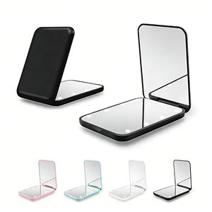 Pocket <strong>Mirror</strong> 1X 2X Magnification LED Compact Travel <strong>Makeup</strong> <strong>Mirror</strong> with <strong>Light</strong> Double-sided Foldable Mini Illuminated <strong>Mirror</strong> - Product Image 1