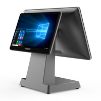 Terminal de Punto de Venta VPOS T1 de 15.6 Pulgadas con Pantalla Táctil, Windows 10/11, Intel I3/I5, Bluetooth/Wi-Fi6