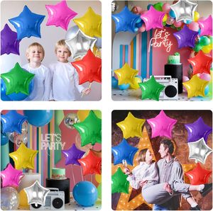 Top Selling 5 10 18-Inch Solid Color Star Helium Foil Balloon Christmas Valentine's Day Easter Parties - Product Image 4
