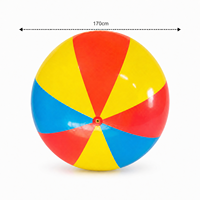Ballon de plage gonflable géant en PVC pour enfants, jeux de piscine d'été en plein air