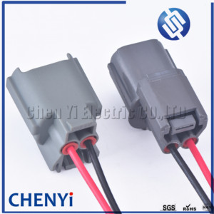 2ピン自動防水コネクタカーライト配線ハーネスプラグリアドアロックモーターホーンプラグBUICK 6181-0070 6189-0129用 - Product Image 4