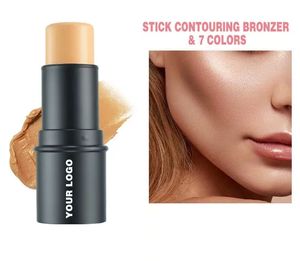 คอนทัวร์สีบรอนเซอร์แบบกันน้ำครีมประกายระยิบระยับสีชมพูแร่ออกแบบฉลากส่วนตัวได้ตามต้องการ - Product Image 2