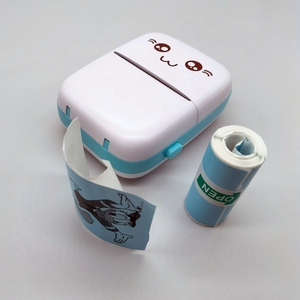 Giấy in nhiệt cầm tay 12 cuộn/Bộ 57x25mm Kích thước nhỏ hai lớp keo dán cho máy in máy ảnh - Product Image 6