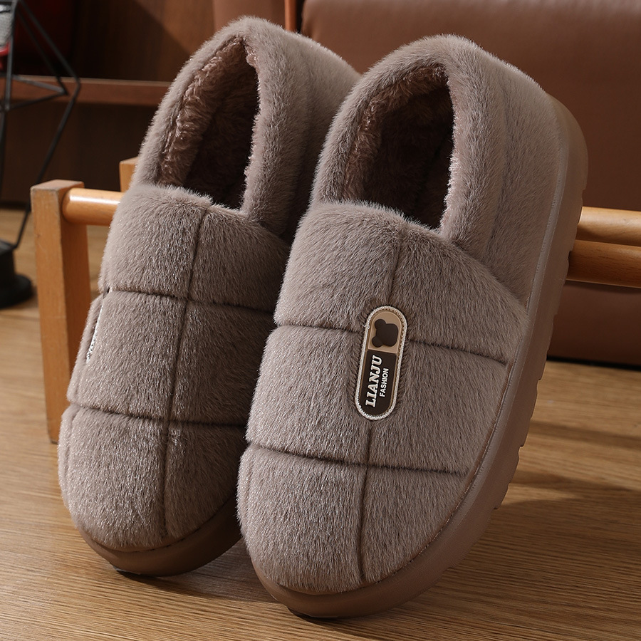 Eva large size cotton shoes coffee