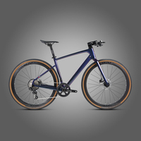 Nouveau vélo de gravier Aero Design 700*40c, cadre en carbone gris et noir, complet, avec transmission NX 11 vitesses, pour hommes