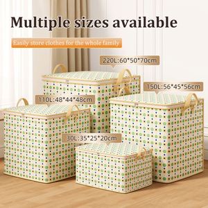 Sac de rangement amélioré pour vêtements et couettes en tissu non-tissé, grand organisateur pliable pour vêtements et couettes, sac de transport pour bagages - Product Image 4