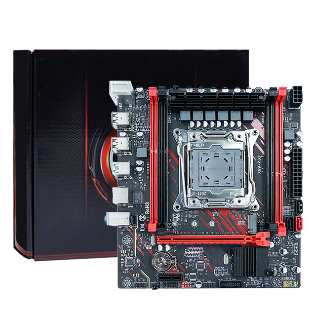 Pc Gaming Mother Board 128GB Xeon E5 LGA2011-3 Red Mainboard H81 Chipset Four Channel DDR3 ATX M.2 X99 Set Computer Motherboard