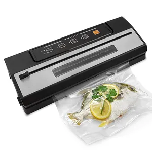 Vacuum Sealer With 5 Bags And 1 Roll Pulse Function Moist Dry Mode And External VAC For Jars And Containers