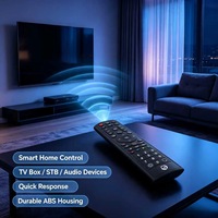 Control Remoto Inalámbrico OEM ODM Personalizado JCXK de 43 Teclas ABS IR RF con Código Fijo y Función de Ajuste de Velocidad