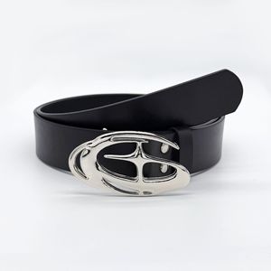 <span class=keywords><strong>Ceinture</strong></span> classique Y2K rétro pour <span class=keywords><strong>femme</strong></span> en PU avec boucle en alliage étoile croisée au design original, idéale pour les jeans <span class=keywords><strong>et</strong></span> les robes - Product Image 1