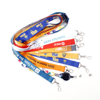 Lanyard Polyester Berkualitas Tinggi dengan Cetak Logo Custom untuk Promosi