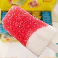 Nouvelles friandises en emballage individuel, bonbons fruités, sucettes gélifiées en forme de crème glacée, multicolores, 23