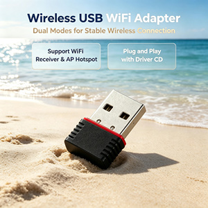 IFA01 Dongle Wi-Fi 150 Mbps, mini adaptateur Wi-Fi USB, adaptateur LAN sans fil, récepteur Ethernet, cartes réseau Wi-Fi - Product Image 5